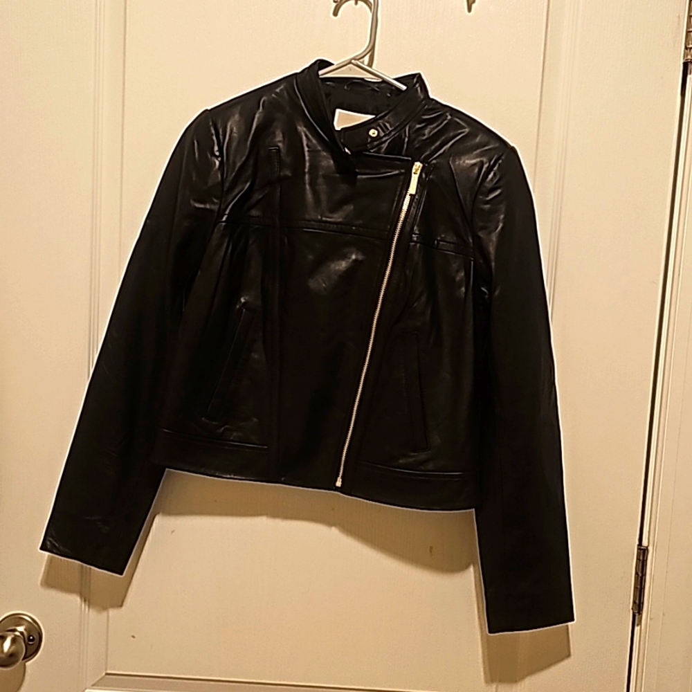 SIZE M Michael Kors Leather Moto Jackets. BN